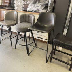 Largest Barstool Selection In The Valley Prices Range From $35-$95 Each