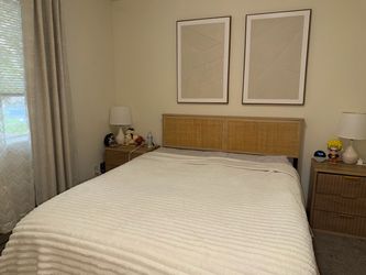 Full Bed Frame + Mattress – Excellent Condition