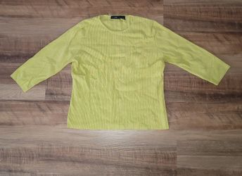 Andrea Viccaro Women’s Green Sweater Size L Long Sleeve