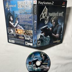 PS2 PLAYSTATION 1st PRINT RESIDENT EVIL 4 CIB COMPLETE SONY MINT