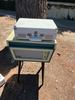 Two record players