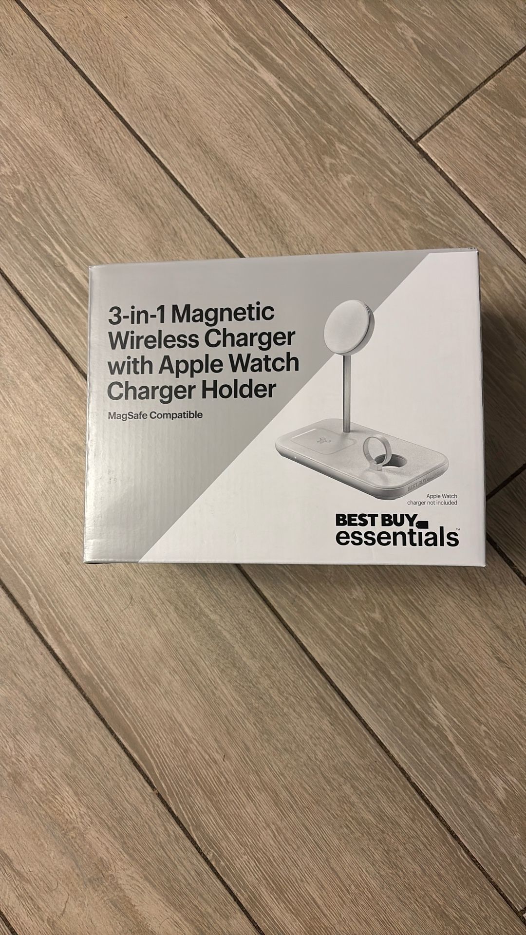 3-in-1 Magnetic Wireless charger With Apple Watch Charger Holder 
