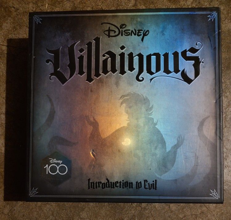 Disney Villainous 100 Edition Shiny 4 Player Board Game