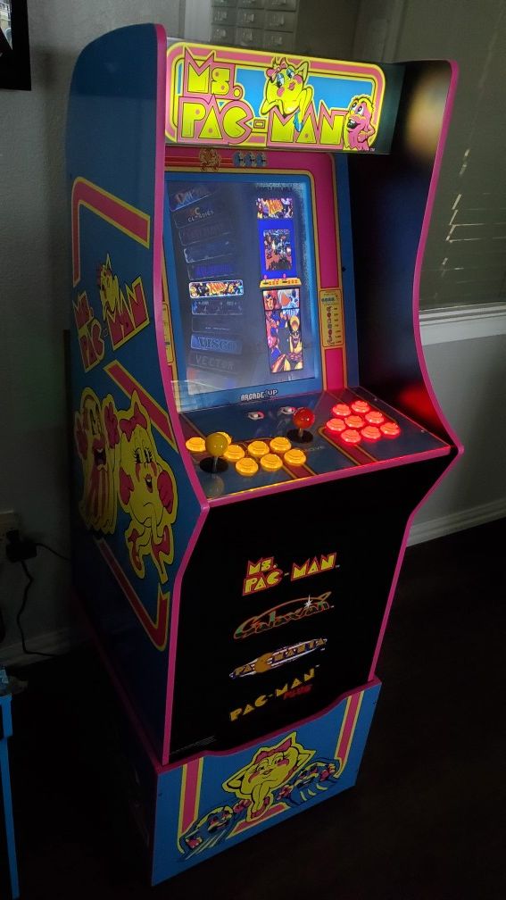 THOUSANDS OF GAMES BRAND NEW Ms. Pacman Arcade Machine