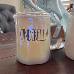 Cinderella Rae Dunn coffee cup with lid