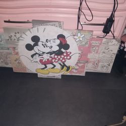 Mickey And Minnie Picture Frame 