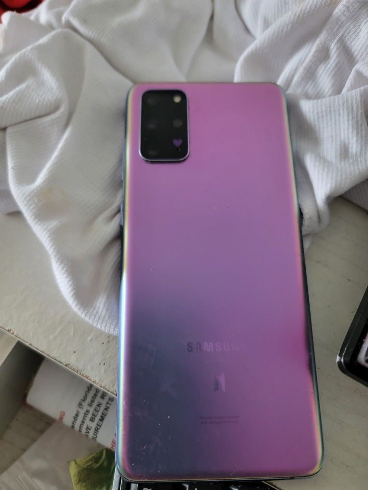 Bts Edition Samsung Galaxy S20 Plus, The Front Screen Has A Crack