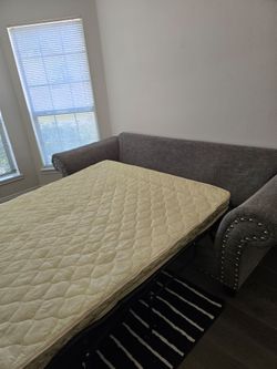 Gray Sleeper Sofa Bed – Great Condition