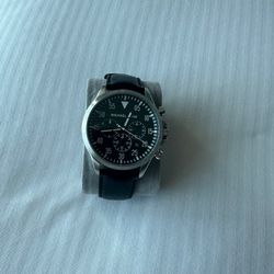 MICHAEL KORS Watch - MK - 8442 - Gage Silver-Tone and Leather Watch