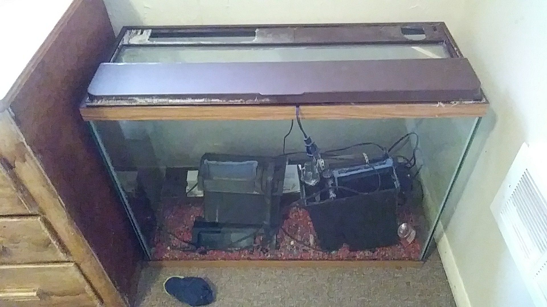 30 gal fish tank has everything ready to go
