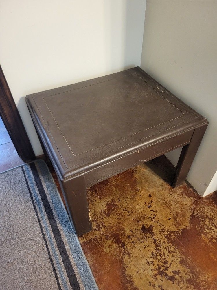 Small Brown End Table