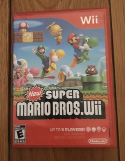 Super Mario Bros. Nintendo Wii Original Complete w/ Manual