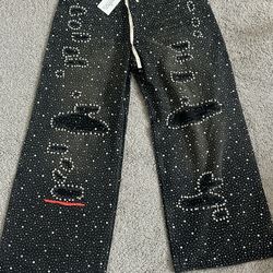 vale lives iced out jeans