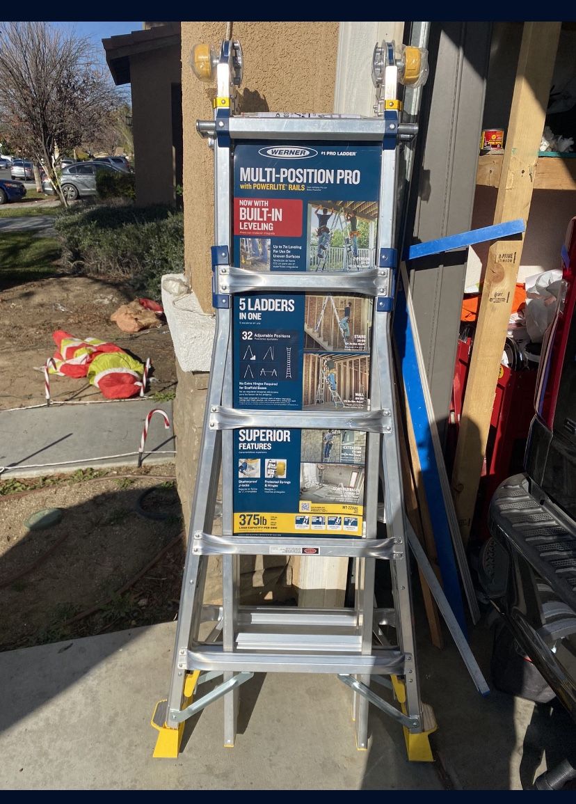 22FT Werner multi Position Ladder