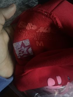 555 red spider hood size adult m 