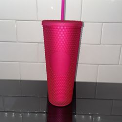 Starbucks Neon Pink Cup
