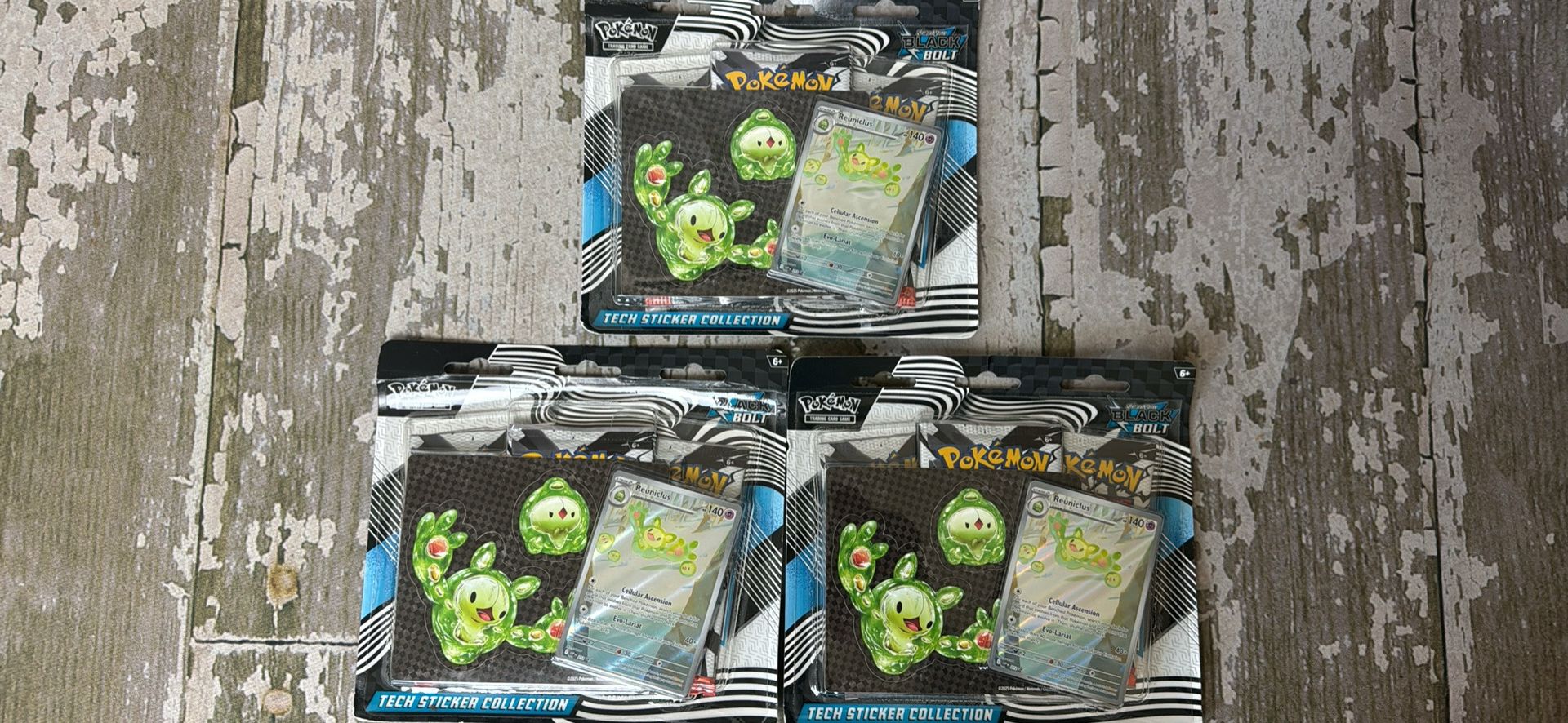 Pokemon TCG ccBlack Bolt Tech Sticker Collection