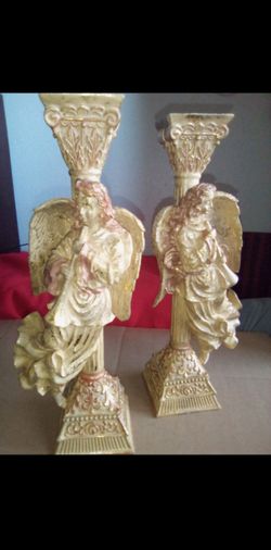 Angel Candle Holders - $10 FOR BOTH