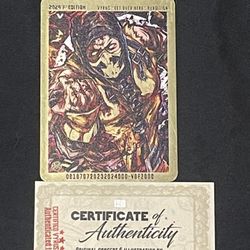 Scorpions Metal Trading Card