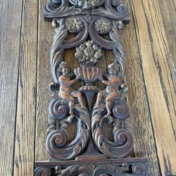 Antique, Ornate Wooden Carving