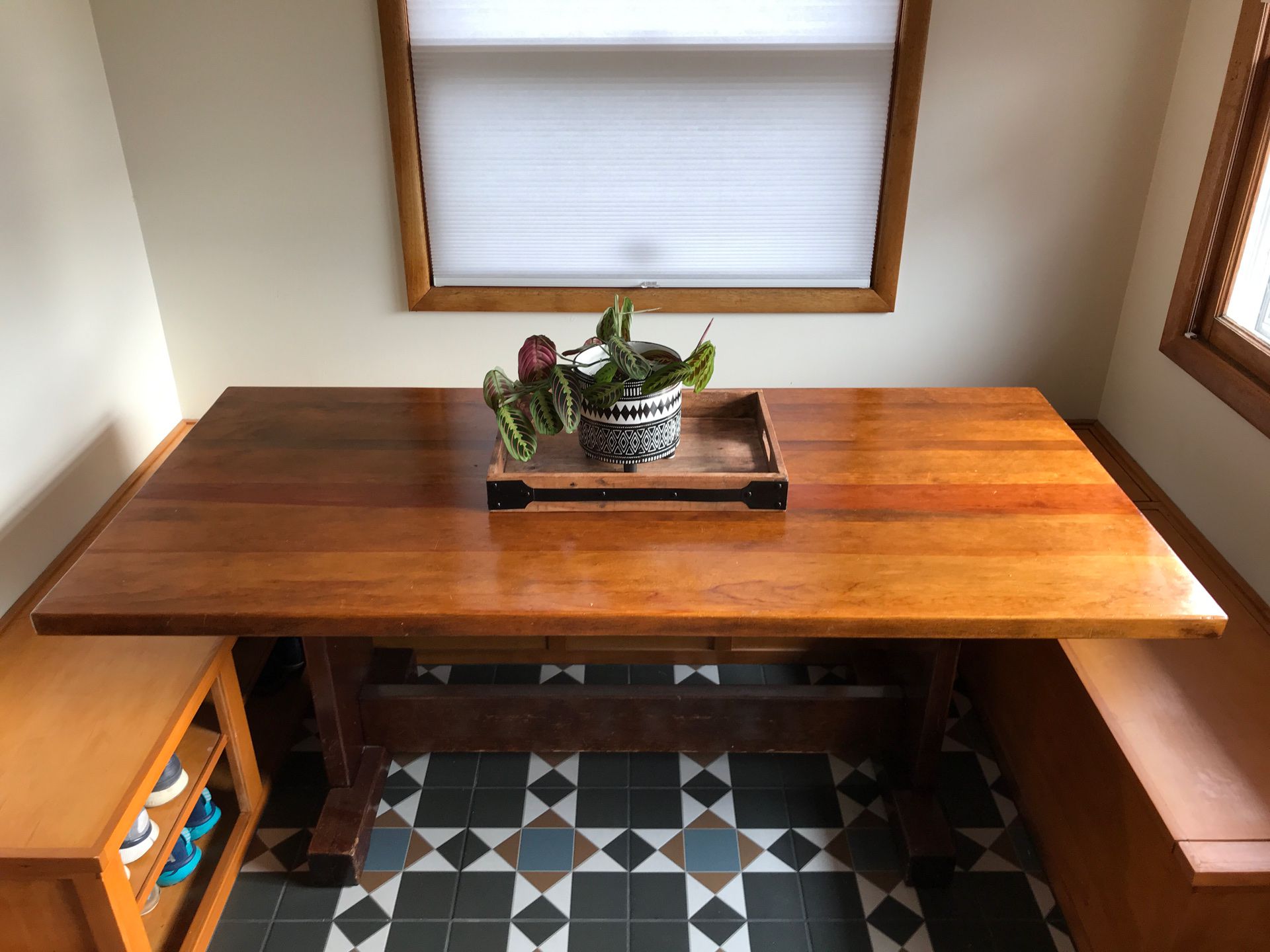 Solid dining or kitchen table
