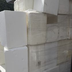 20 Pack Foam Blocks for Crafts,, Art Supplies (White, 4 x 4 x 2 in)