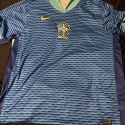 Yellow and blue Brazil jerseys