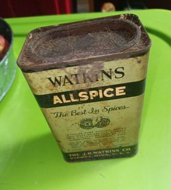 Vintage Watkins allspice tin