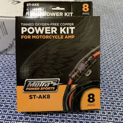 NEW ST-AK8 METRA POWERSPORTS / MOTORCYCLE 8 GAUGE AMP KIT $30 Each 