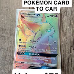 POKÉMON CARD -> CAR