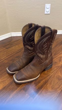 Ariat Men's Hybrid Rancher Waterproof Western Boots Oily Dist Brown Sz 12D