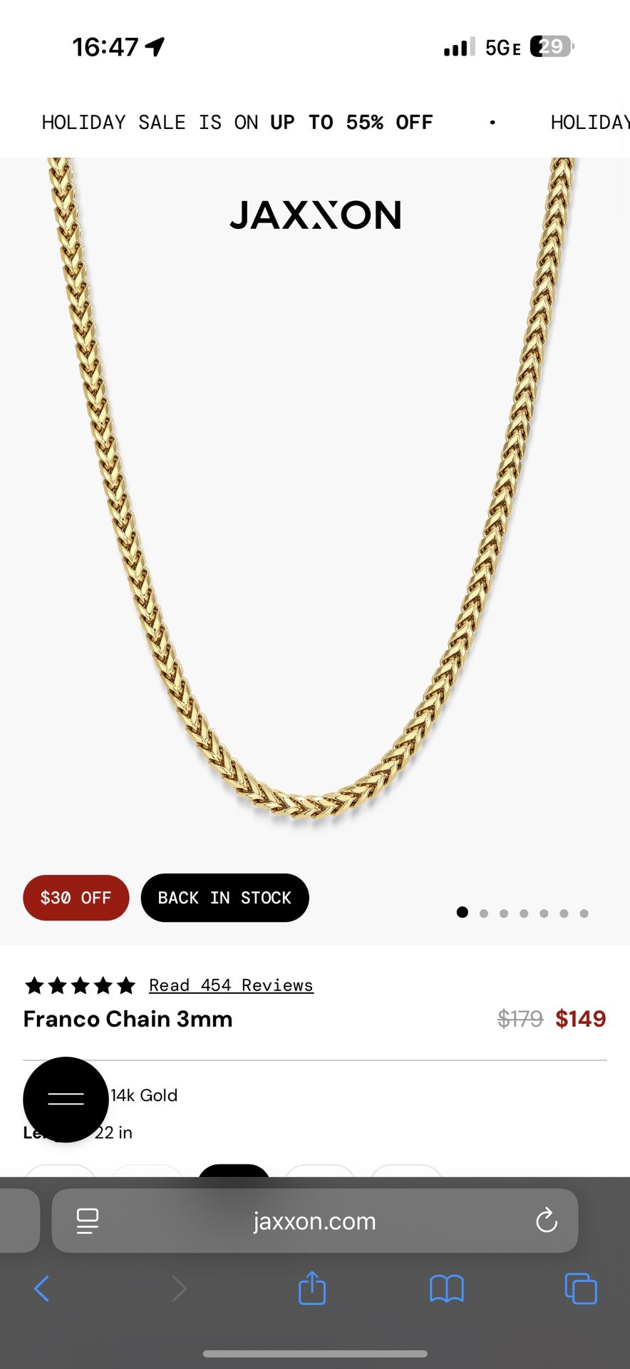 Jaxxon Franco 3mm Chain