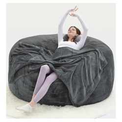 Oversize beanbag chair, 60 inches