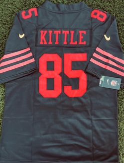 49ers Red Black Jersey Kittle 85 small medium large XL 2X 3X