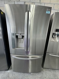 Lg Fridge French Doors Stainless Steel 
