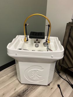 Portable head spa shampoo basin