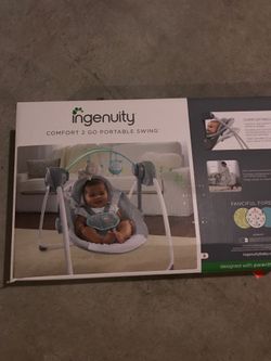 Baby swing still in box