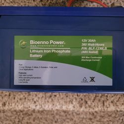 Bioenno 30ah Lifepo4 Lithium Battery & 6a Charger