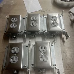 Stainless Steel Outlets, 12/3 Alum Wires, Electrical Bulk