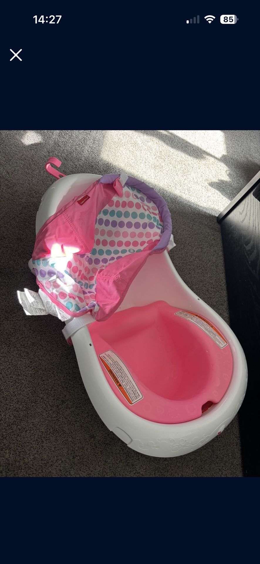 FREE BABY GIRL BATHTUB