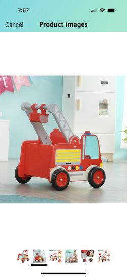 Wooden Push Walker For Kids