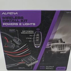 Alpena Wireless Installation Kit Power 2 Lights, Model 78391