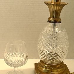 Antique Waterford Lamp - Art Deco