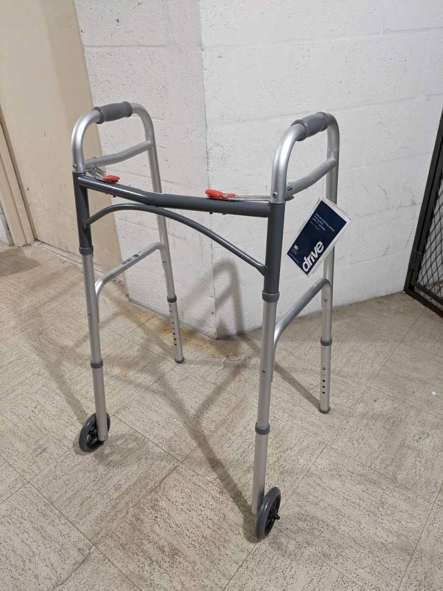 drive deluxe folding walker