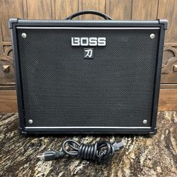Boss Katana Gen 3 50 Watt 1x12" Combo Guitar Amplifier Combo Like New!!boss,boss KTN-50,boss Katana-50 Gen 3,amplifier,guitar Amplifier,