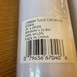 Large Rolls Of Tulle One Sealed 