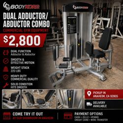 BodyKore Dual Adductor / Abductor Combo – Commercial Gym Equipment
