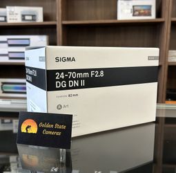 Sigma 24-70mm f/2.8 DG DN II Art Lens for Sony E (NEW, 1 year warranty)
