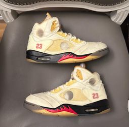 off white jordan 5 size 11