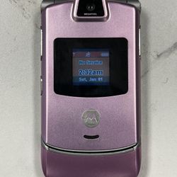 Motorola RAZR V3m – Verizon – Pink Flip Phone